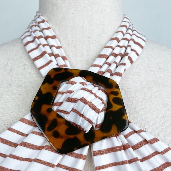 Tularosa Tasya Halter Backless Swim Cover-Up Mini Dress NWT - Picture 6 of 10